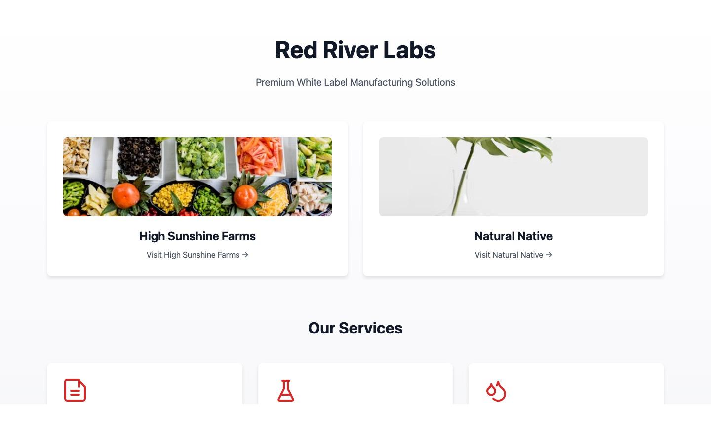 Red River Labs website
